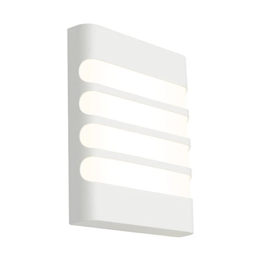Cougar Odessa 10W LED Outdoor Grilled Wall Light White / Tri - Colour - ODES1EGWHT - Mases LightingCougar Lighting