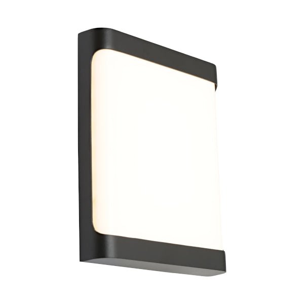 Cougar Odessa 10W LED Outdoor Plain Wall Light Black / Tri - Colour - ODES1EPBLK - Mases LightingCougar Lighting