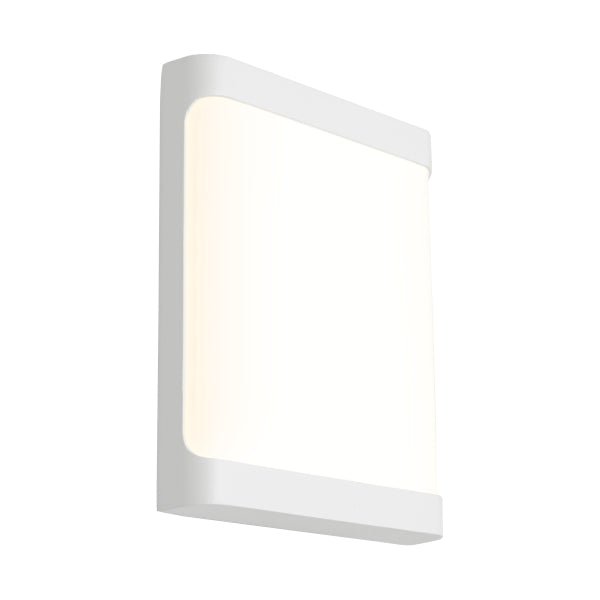 Cougar Odessa 10W LED Outdoor Plain Wall Light White / Tri - Colour - ODES1EPWHT - Mases LightingCougar Lighting