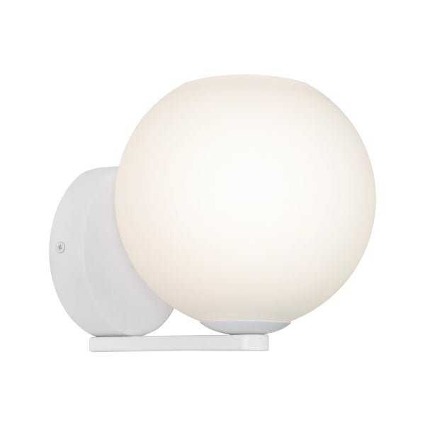 Cougar Orpheus 1 Light Wall Light White - ORPH1WWHT - Mases LightingCougar Lighting