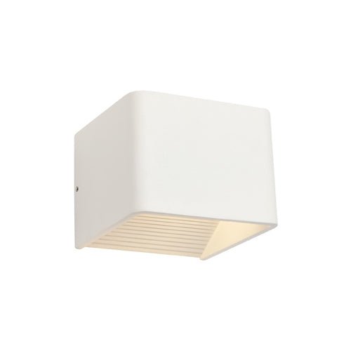 Cougar Pentax 6 Watt LED Wall Light Small Matt White / Warm White - PENT6WLEDSML - Mases LightingCougar Lighting