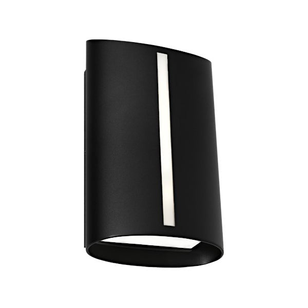 Cougar Temma 8 Watt LED Wall Light Black / Warm White - TEMM1EBLK - Mases LightingCougar Lighting