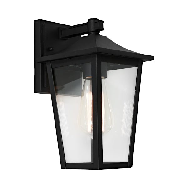 Cougar York 1 Light Wall Light Black - YORK1EBLK - Mases LightingCougar Lighting