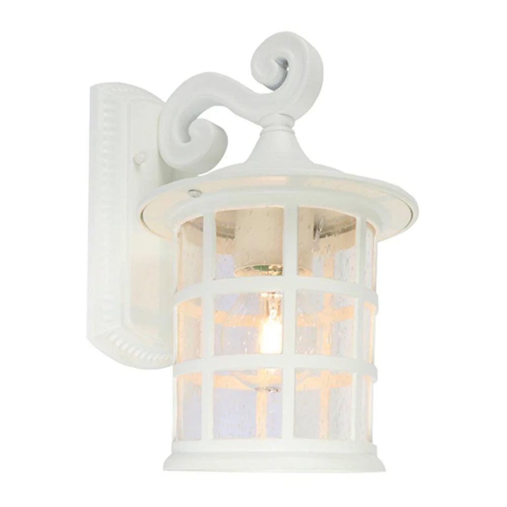 Coventry Outdoor Wall Light in Bronze or White (Small or Large) - Mases LightingCougar Lighting
