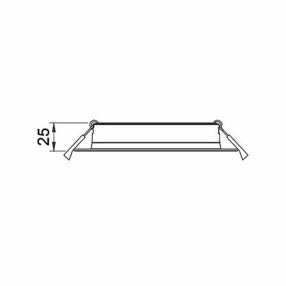 3A 15W High Efficiency Downlight DL1019/15W/TC