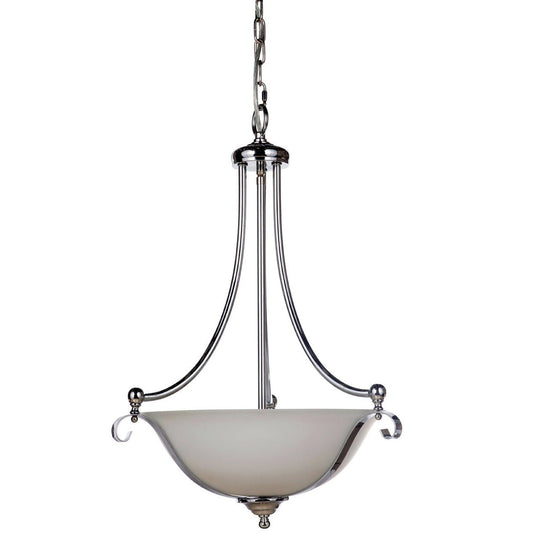 DALLAS Chrome or Bronze Single Pendant Light - Mases LightingLode Lighting