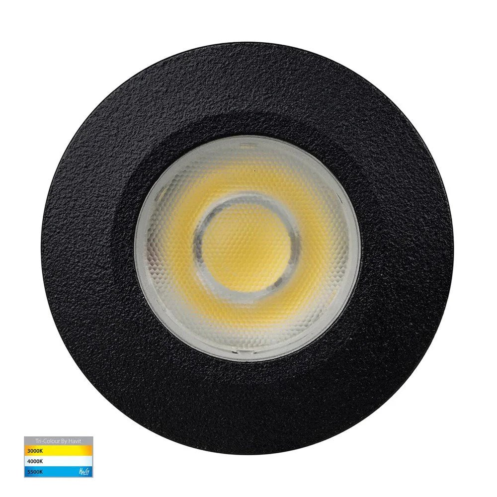 Dek LED in - Ground Light 3w CCT Black, Stainless Steel, White Havit Lighting HV2893T - 12V - Mases LightingHavit Lighting
