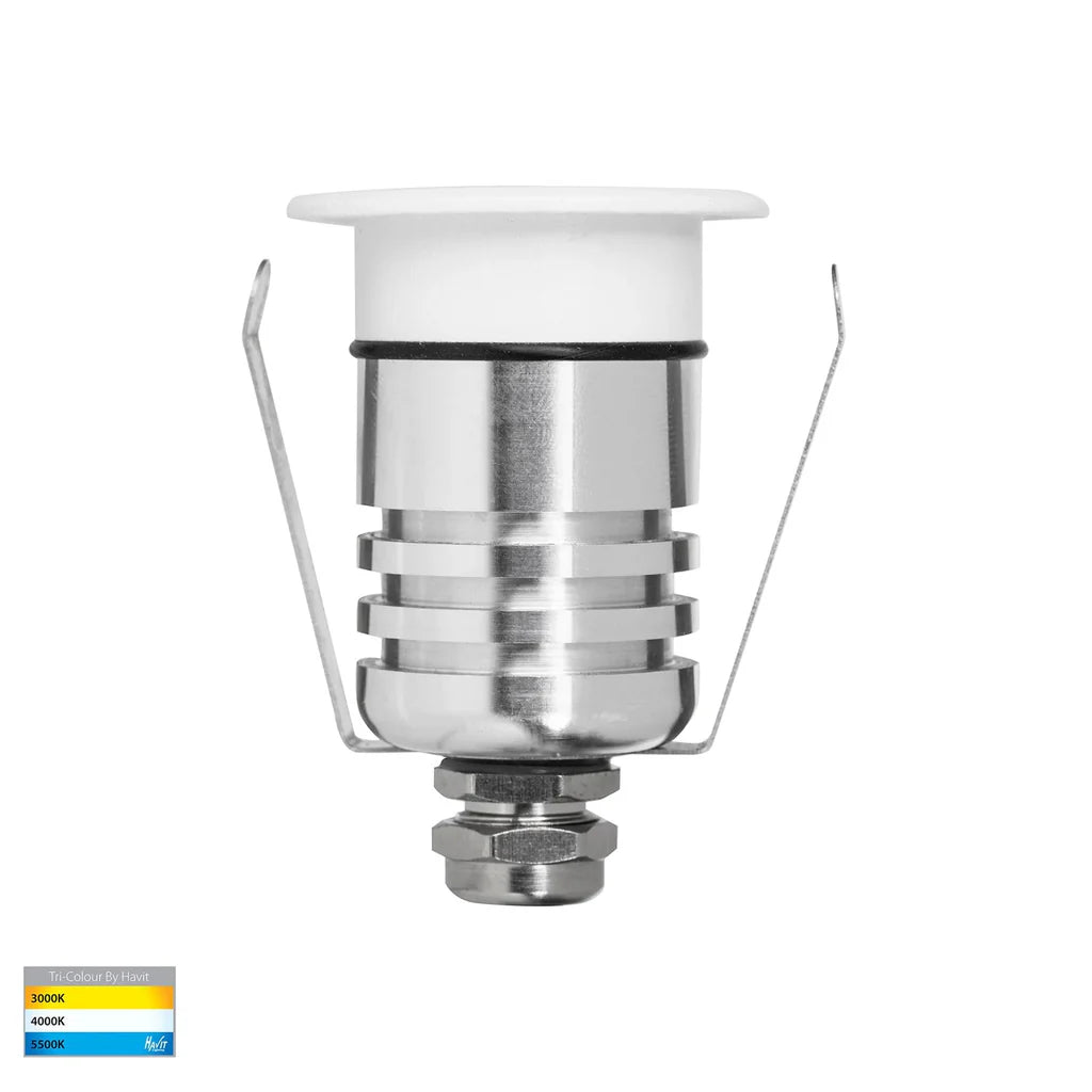 Dek LED in-Ground Light 3w CCT Black, Stainless Steel, White Havit Lighting HV2893T-12V