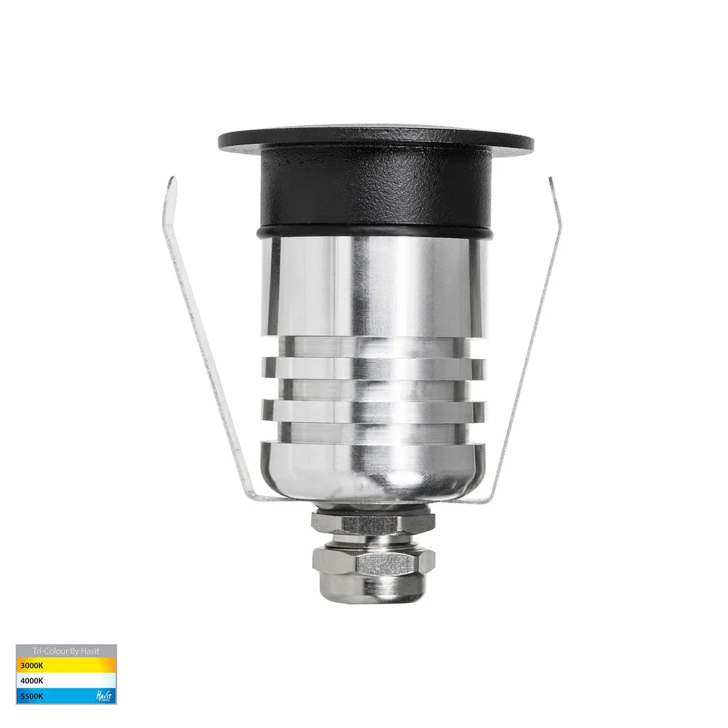 Dek LED in-Ground Light 3w CCT Black, Stainless Steel, White Havit Lighting HV2893T-12V