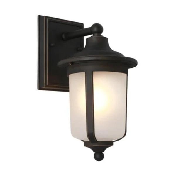 Devon Outdoor Wall Light in Black or Bronze