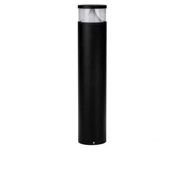 Divad LED Bollard Light Small Round Tri Colour 240v/24v in Black Havit
