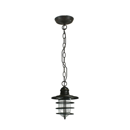 DOCKYARD Chain 1 Light Antique Bronze Pendant Light - Mases LightingLode Lighting