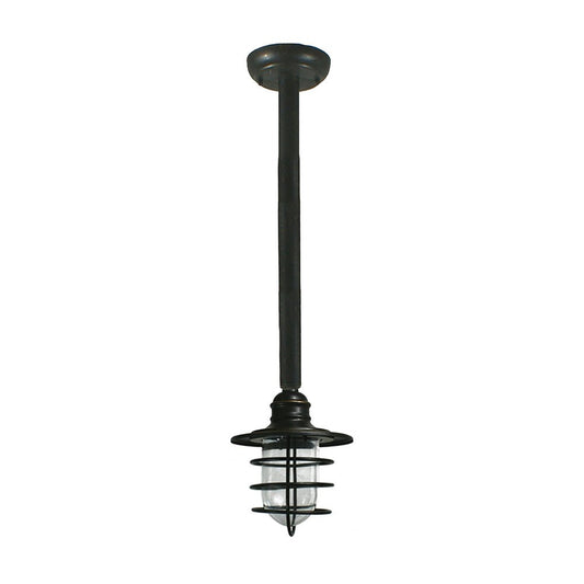 DOCKYARD Rod 1 Light Antique Bronze Pendant Light - Mases LightingLode Lighting