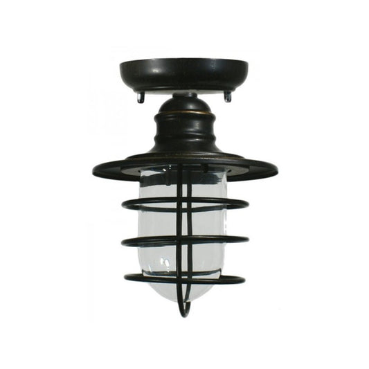 DOCKYARD Under Eave 1 Light Antique Bronze Pendant Light - Mases LightingLode Lighting