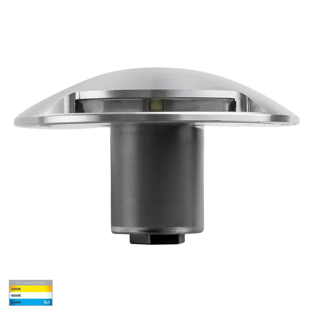 Dome one Way LED Deck Light CCT 3w Aluminium Black, Silver Havit Lighting - HV2871T-12V