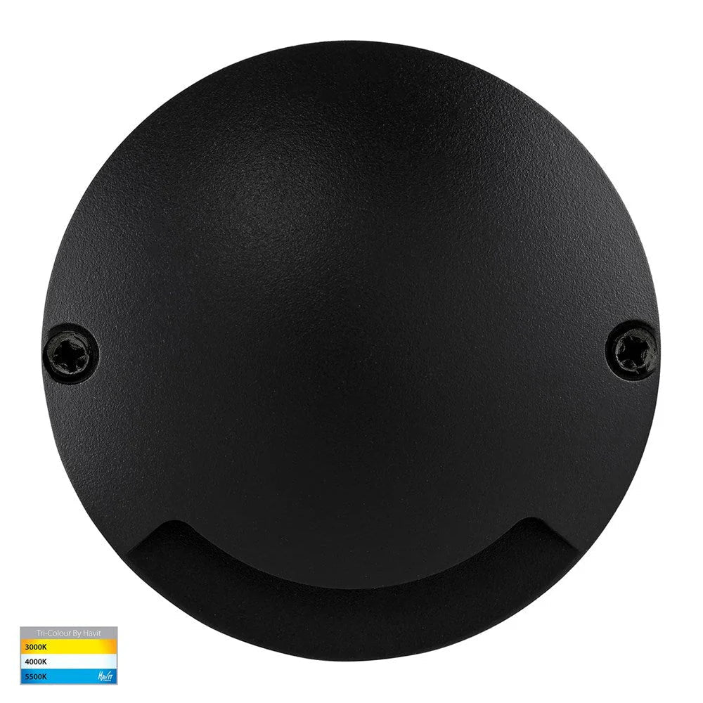 Dome one Way LED Deck Light CCT 3w Aluminium Black, Silver Havit Lighting - HV2871T - 12V - Mases LightingHavit Lighting