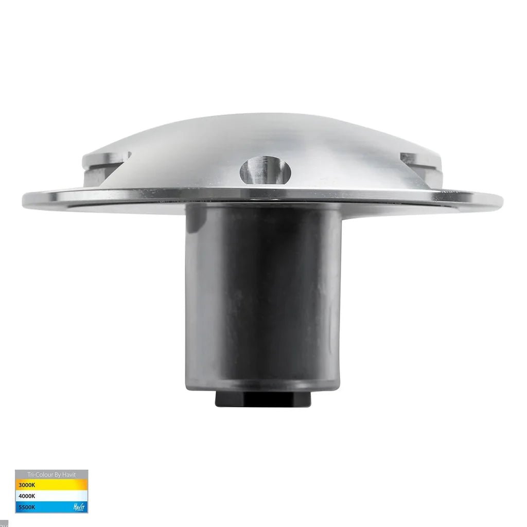 Dome Two Way LED Deck Light CCT 6w Aluminium Black, Silver Havit Lighting - HV2872T-12V