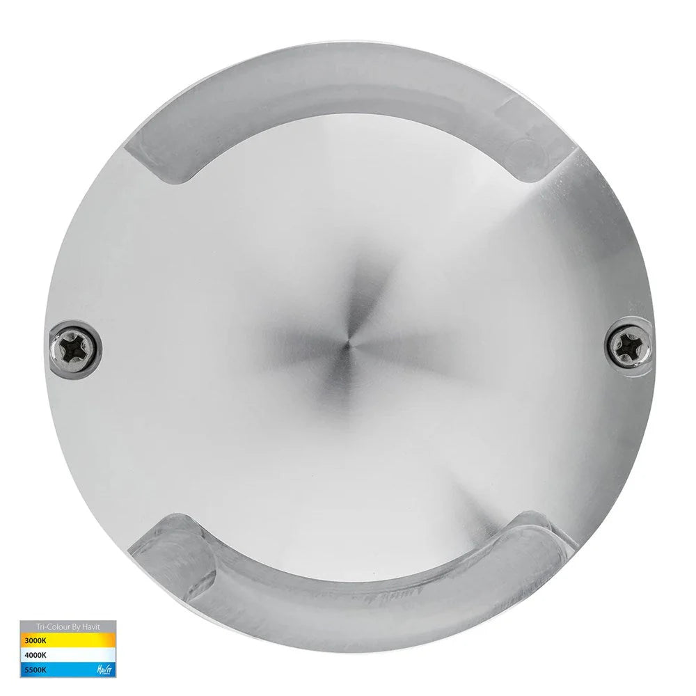 Dome Two Way LED Deck Light CCT 6w Aluminium Black, Silver Havit Lighting - HV2872T-12V