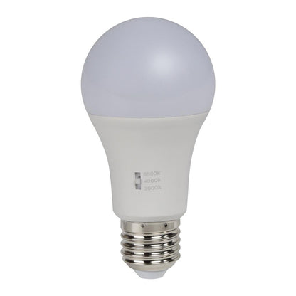 Domus 12W Tricolour Dimmable Frosted LED lamp 240V E27/B22 - Mases LightingDomus