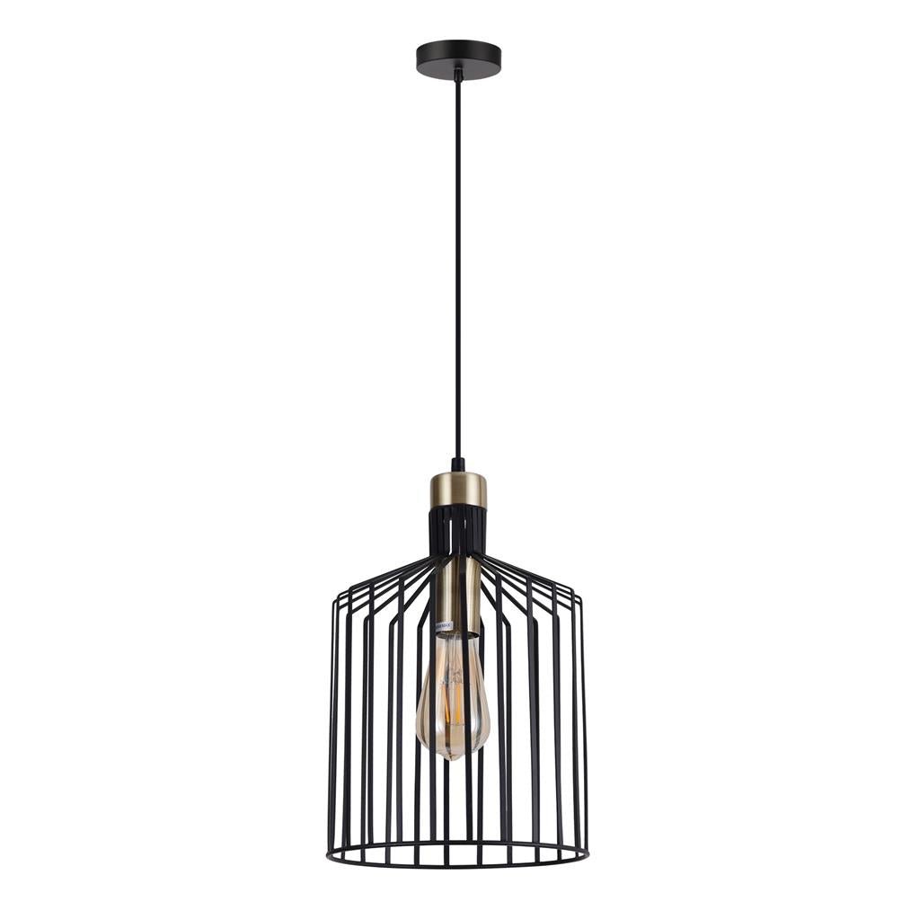 Domus ASHLEY-PDT Ashley Caged 1 light E27 240v Pendant - Mases LightingDomus