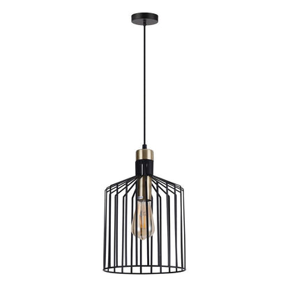 Domus ASHLEY-PDT Ashley Caged 1 light E27 240v Pendant - Mases LightingDomus