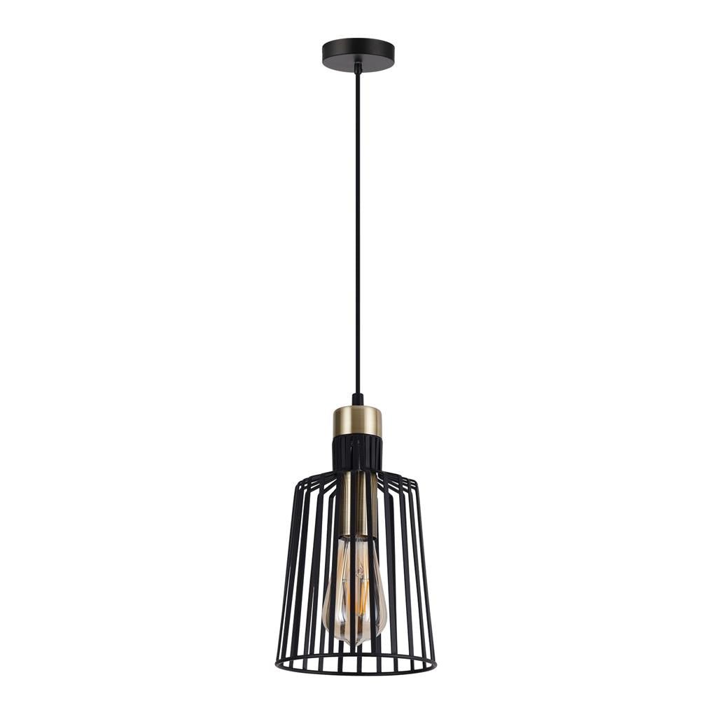 Domus ASHLEY-PDT Ashley Caged 1 light E27 240v Pendant - Mases LightingDomus