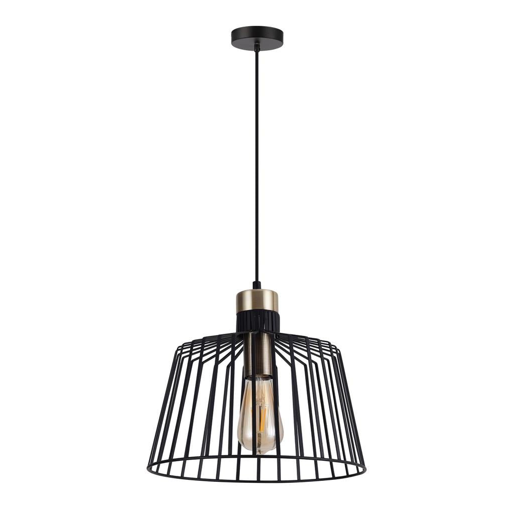 Domus ASHLEY-PDT Ashley Caged 1 light E27 240v Pendant - Mases LightingDomus