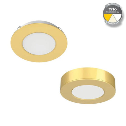 Domus ASTRA - TRIO - 3.6W 12V Tri - Colour Switchable Recessed/Surface Mounted LED Cabinet Light - DRIVER REQUIRED - Mases LightingDomus