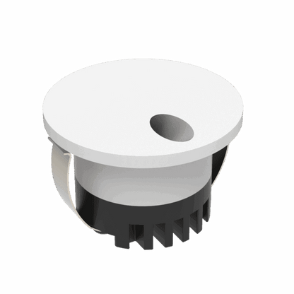 Domus Aura Recessed LED Step Light 3W Tri-Colour - Black or White - Mases LightingDomus Lighting
