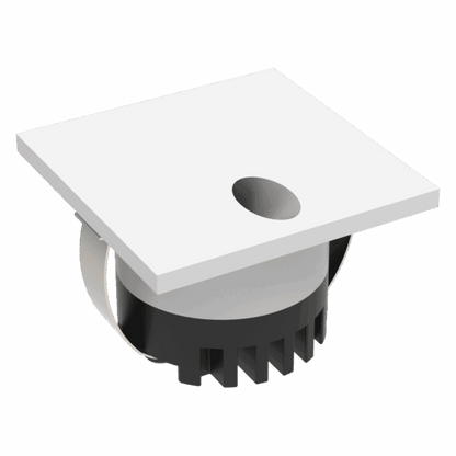 Domus Aura Recessed LED Step Light 3W Tri-Colour - Black or White - Mases LightingDomus Lighting
