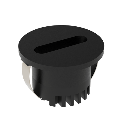 Domus Aura Recessed LED Step Light 3W Tri-Colour - Black or White - Mases LightingDomus Lighting