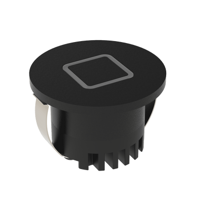 Domus Aura Recessed LED Step Light 3W Tri-Colour - Black or White - Mases LightingDomus Lighting