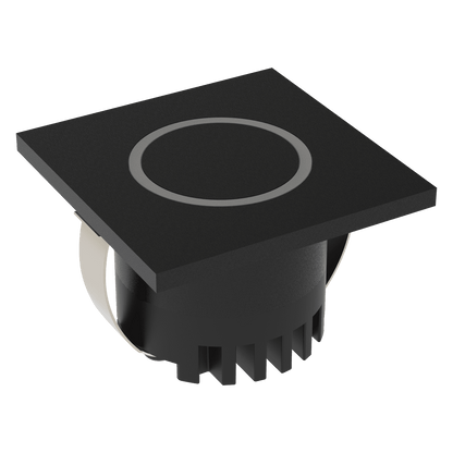 Domus Aura Recessed LED Step Light 3W Tri-Colour - Black or White - Mases LightingDomus Lighting