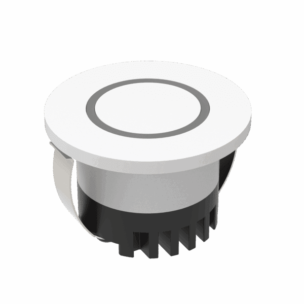 Domus Aura Recessed LED Step Light 3W Tri-Colour - Black or White - Mases LightingDomus Lighting