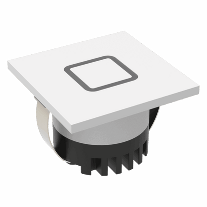 Domus Aura Recessed LED Step Light 3W Tri-Colour - Black or White - Mases LightingDomus Lighting