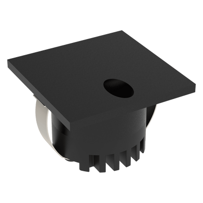 Domus Aura Recessed LED Step Light 3W Tri-Colour - Black or White - Mases LightingDomus Lighting