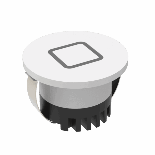 Domus Aura Recessed LED Step Light 3W Tri-Colour - Black or White - Mases LightingDomus Lighting