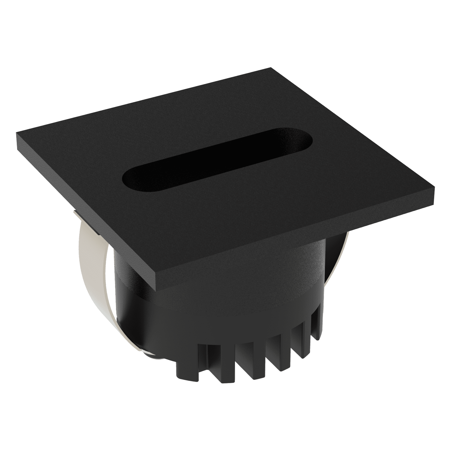 Domus Aura Recessed LED Step Light 3W Tri-Colour - Black or White - Mases LightingDomus Lighting