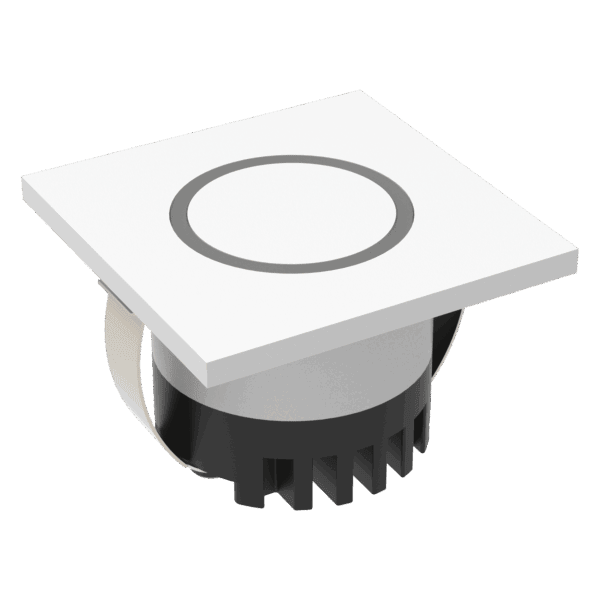 Domus Aura Recessed LED Step Light 3W Tri-Colour - Black or White - Mases LightingDomus Lighting