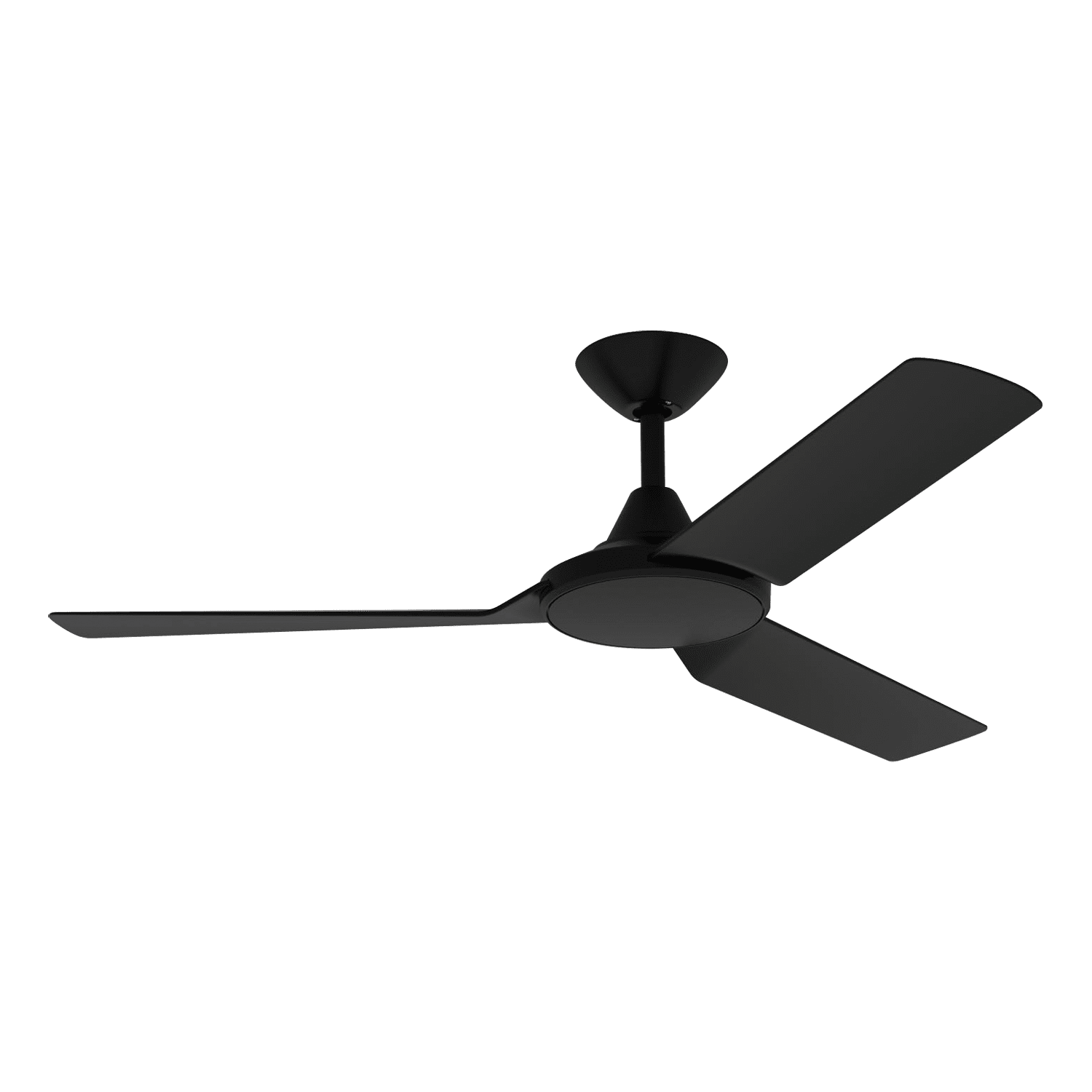 Domus Axis 48" Coastal Indoor/Outdoor Ceiling Fan with Remote | White or Black