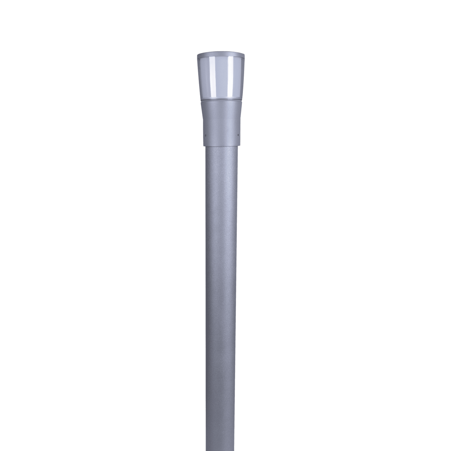 Domus BL-200 1M Kit - Conical Bollard Head & 1m Post - Beige, Black, Silver, Green or White - Mases LightingDomus Lighting