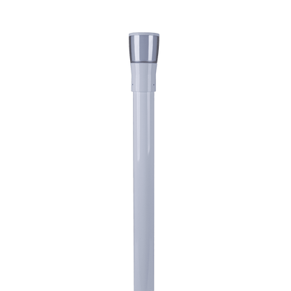Domus BL-200 1M Kit - Conical Bollard Head & 1m Post - Beige, Black, Silver, Green or White - Mases LightingDomus Lighting