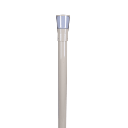 Domus BL-200 1M Kit - Conical Bollard Head & 1m Post - Beige, Black, Silver, Green or White - Mases LightingDomus Lighting