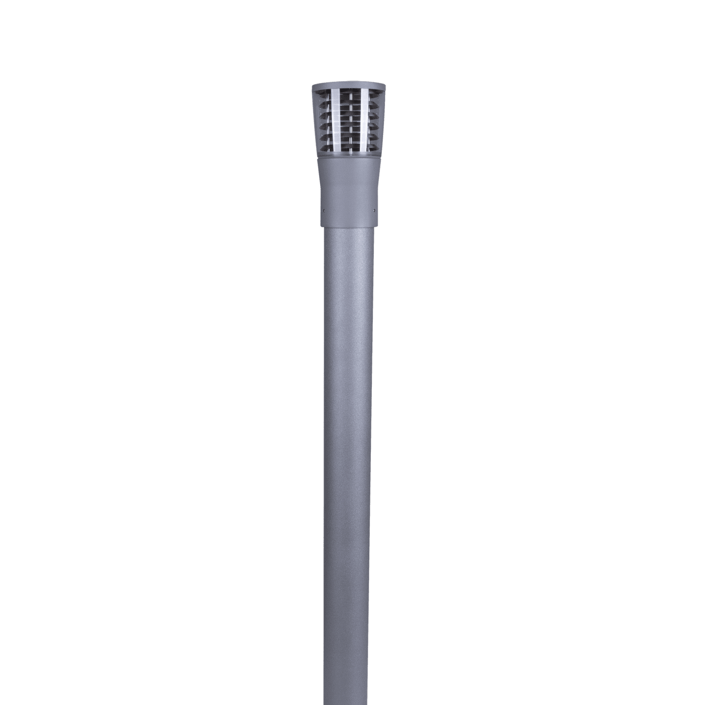 Domus BL-300 1M Kit - Louvred Bollard Head & 1m Post - Beige, Black, Silver, Green or White - Mases LightingDomus Lighting