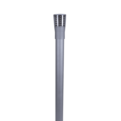 Domus BL-300 1M Kit - Louvred Bollard Head & 1m Post - Beige, Black, Silver, Green or White - Mases LightingDomus Lighting