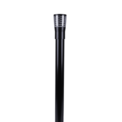 Domus BL-300 1M Kit - Louvred Bollard Head & 1m Post - Beige, Black, Silver, Green or White - Mases LightingDomus Lighting