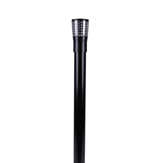Domus BL-300 1M Kit - Louvred Bollard Head & 1m Post - Beige, Black, Silver, Green or White - Mases LightingDomus Lighting