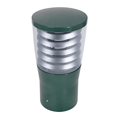 Domus BL-300 Conical Louvred Bollard Head - Beige, Black, Silver, Green or White - Mases LightingDomus Lighting