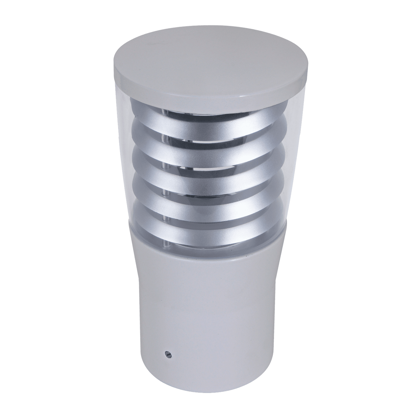 Domus BL-300 Conical Louvred Bollard Head - Beige, Black, Silver, Green or White - Mases LightingDomus Lighting