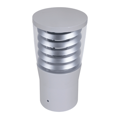 Domus BL-300 Conical Louvred Bollard Head - Beige, Black, Silver, Green or White - Mases LightingDomus Lighting